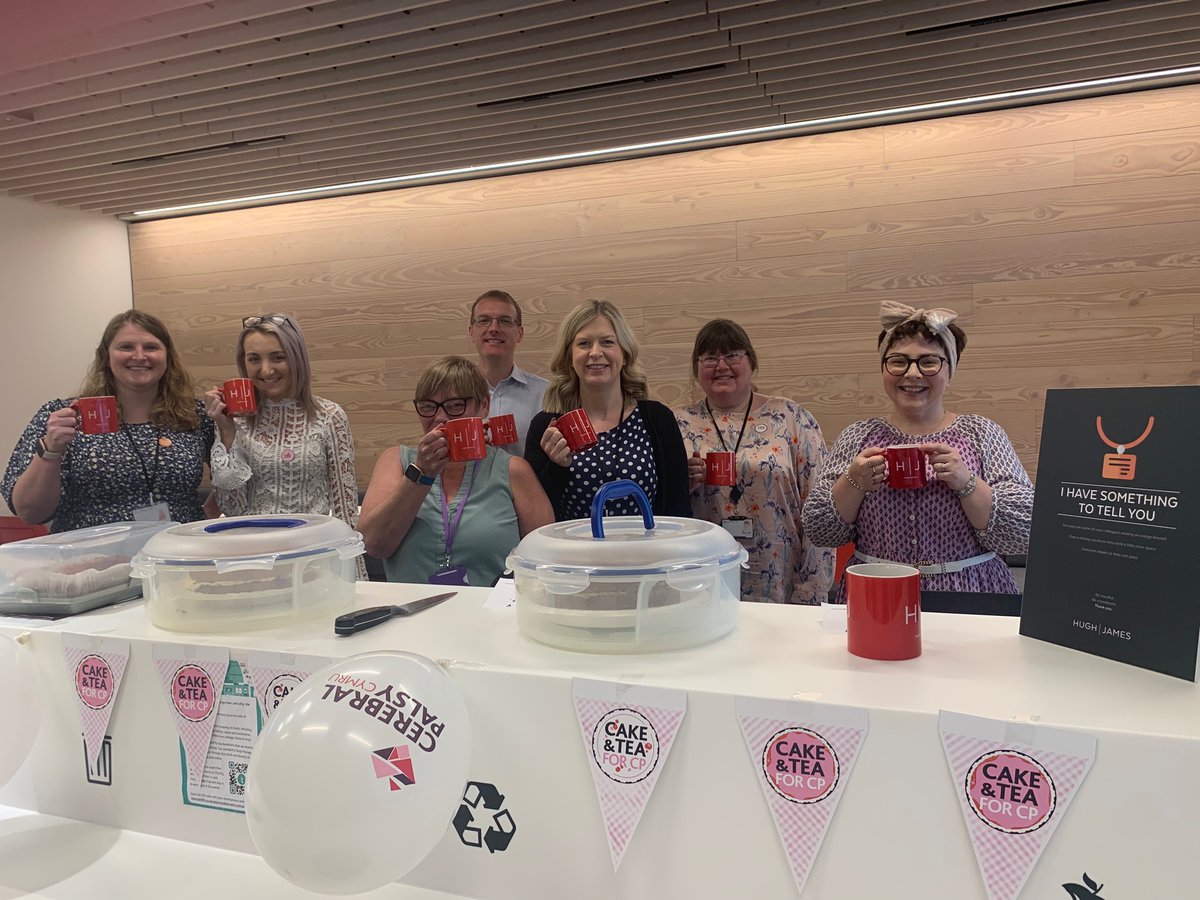 Our contribution to the <a href="/CP_Cymru/">Cerebral Palsy Cymru</a> cake and tea for CP month <a href="/HughJamesLegal/">Hugh James</a>