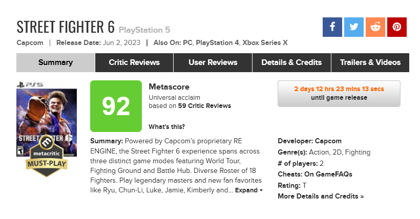 Early Metacritic Rating for Resident Evil 4 Remake