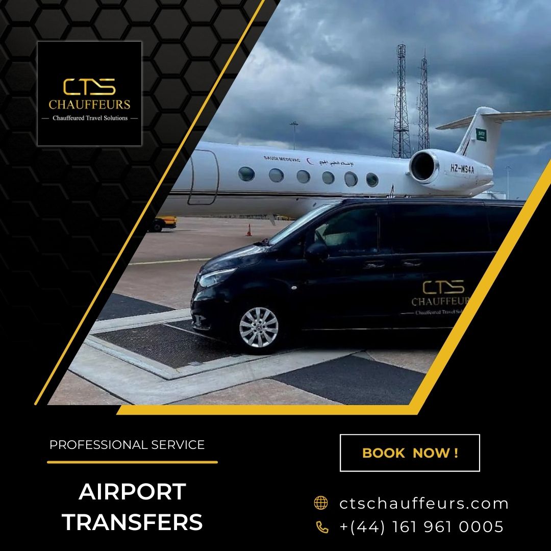 CTS Chauffeurs will take care of all your Airport Chauffeur Travel needs. We provide a professional service and will excel at providing you a stress-free luxury travel experience. 

Call now on 0161 961 0005.

#AirportTransfer #Airport #Travel #chauffeurservice #Chauffeur