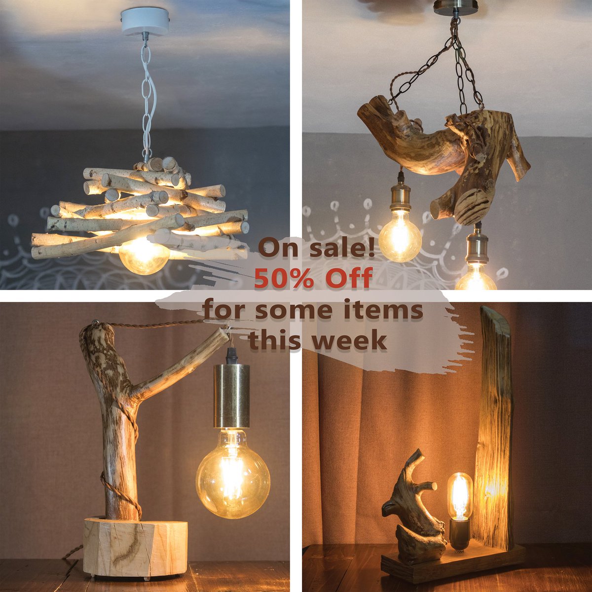 Don't miss out! 50% Off for some items this week, shop now👇
etsy.com/shop/jiwoodlamp
.
#woodlamp #woodlight #decorideas #farmhouse #homedecor #etsy #etsysale #greatsale #bigsale
