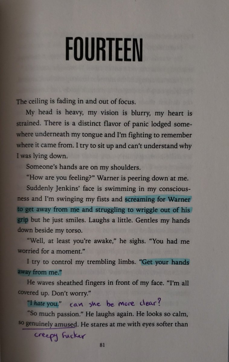 And people ship this? I hate him fr

#shatterme #aaronwarner