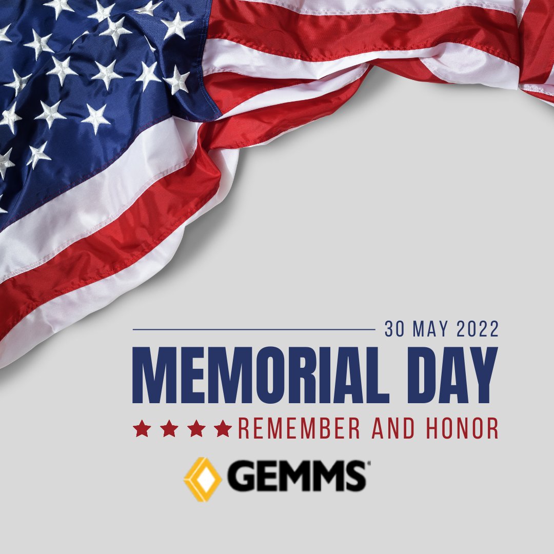Happy Memorial Day to our employees and customers in the US. Sending you warm wishes on this day of remembrance.

#memorialday #happymemorialday #unitedstates #weareharris #gemmsone