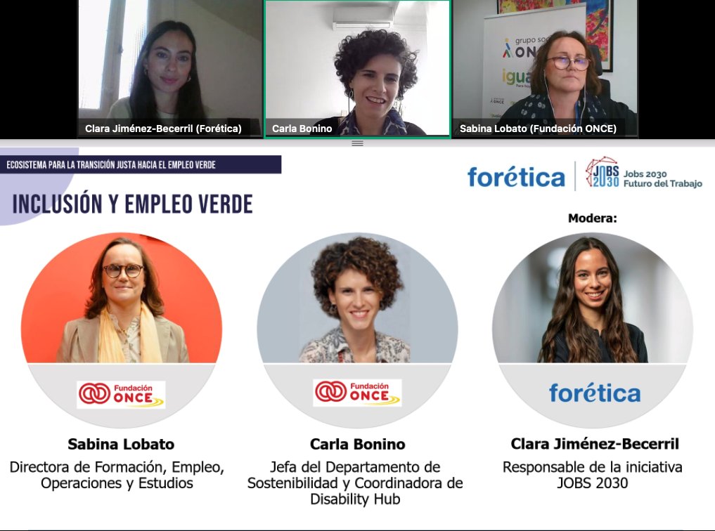 From @DhubEurope, we are also attending the #JOBS2030 event through @CarlaBonino, an initiative aimed at supporting and highlighting business action towards a more sustainable and ethical Future of Work