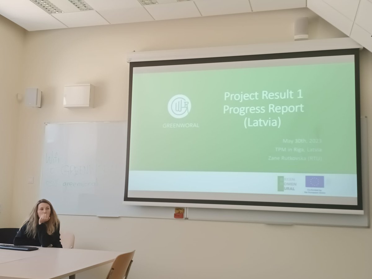 Finally, the hosts of the event and project partners <a href="/RIGAtech/">RIGA tech</a>  and @Lidere present their project results 1, which consisted of #training #rural #women in #green #entrepreneurship.