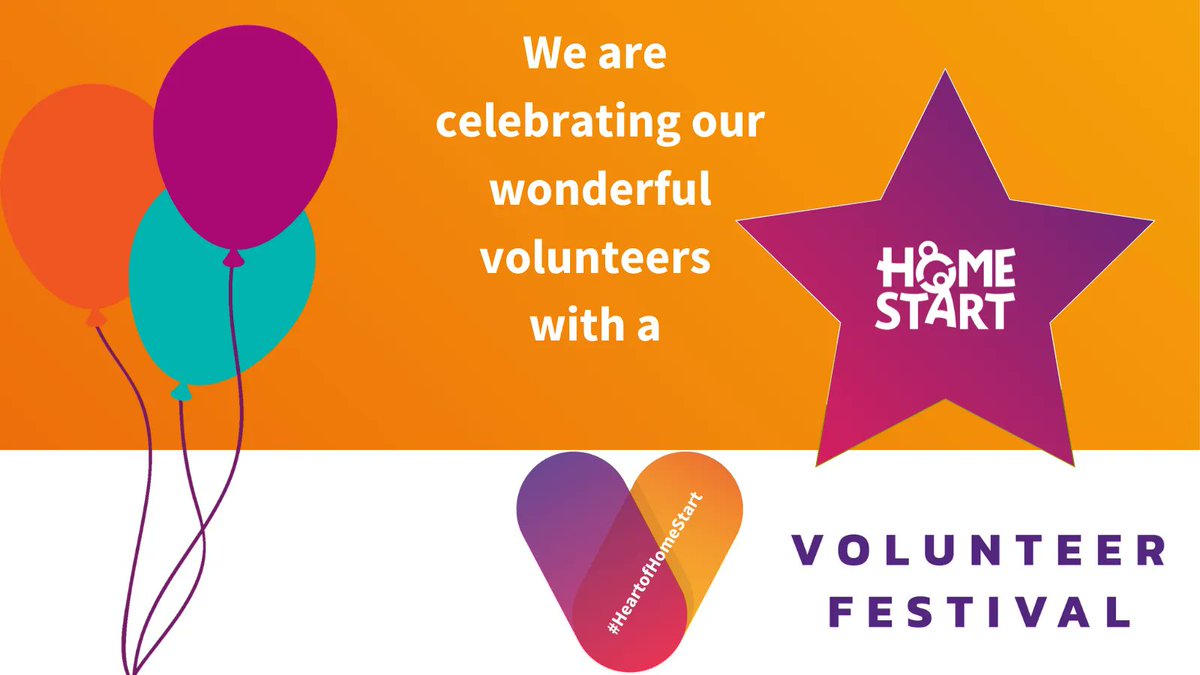 We are starting our Volunteer Festival celebration, incorprating Volunteers Week which starts on Thursday.  We have a lovely Afternoon Tea celebration planned on Saturday so watch out for our posts over the next couple of weeks #volunteerfestival #homestartvolunteer