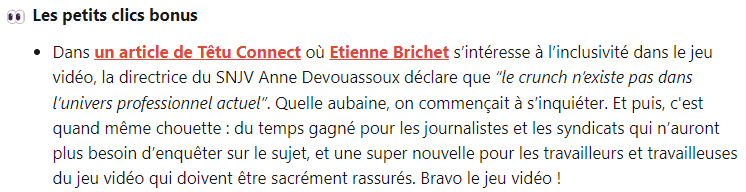 Noddus_'s tweet photo. J'ai sorti une nouvelle édition de #DoubleClic, ma newsletter qui embellit votre boîte mail de 2 clics intéressants, 2 fois par mois ✨
Cette fois-ci, on cause de Portal 2, de vieilles photos et de crunch
(preuve que cette newsletter n'a aucun sens)
⬇️
https://t.co/DBKMrd5yi5 https://t.co/QCw1gWVXTF
