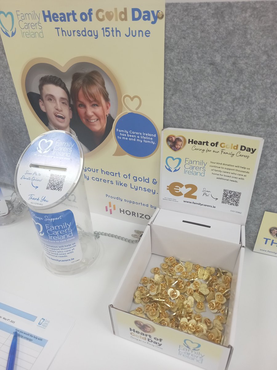 📆June is our Heart of Gold month and we’d love if you could help us raise vital funds to support Ireland’s #familycarers. A huge thanks to all who supported the launch of our fundraising campaign in recent weeks! 🙌To lend your support, please visit familycarers.ie/get-involved/h…🙏