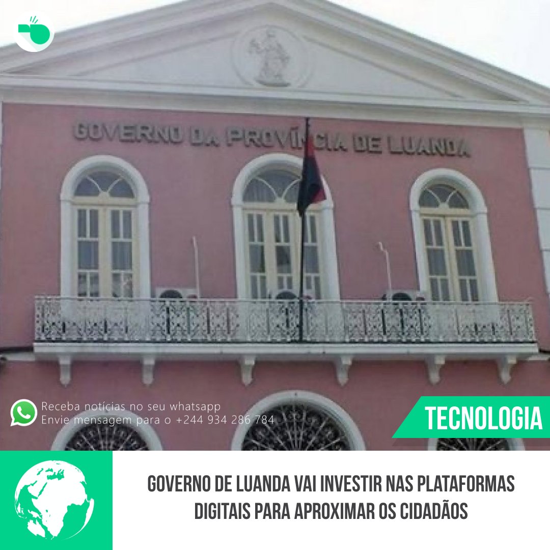 O Governo Provincial de Luanda (GPL) vai lançar, nos próximos meses, várias plataformas digitais com o objetivo de estar mais próximo dos…

Notícia completa no link abaixo:
ow.ly/oykn50OzpTK