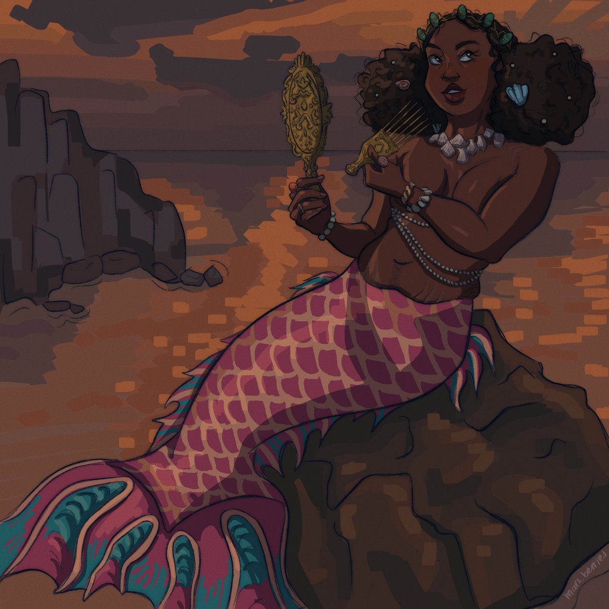 marsberryart's tweet image. mermaids 🪸🌊✨ 
#marauders #marymacdonald #siriusblack #lilyevans