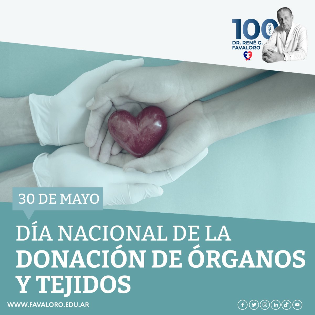 Día Nacional de la Donación de Órganos y Tejidos 🫁🫀🧠

Un donante puede salvar hasta siete vidas, cerca de siete mil personas necesitan un trasplante en nuestro país.

Fuente: INCUCAI

#DonacionDeOrganos #Trasplante #Organos #INCUCAI
