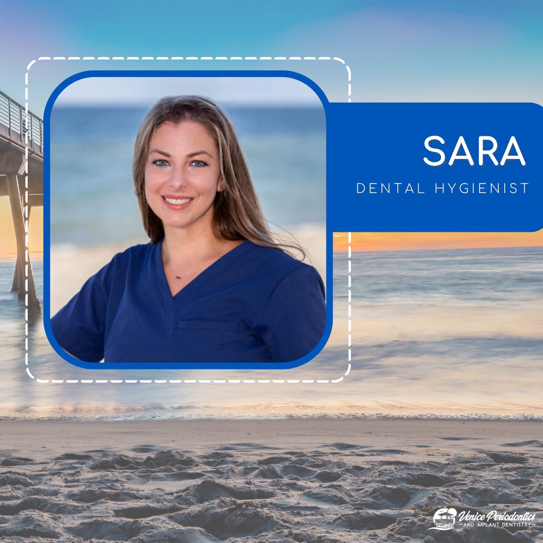 veniceperio's tweet photo. #TuesdayTakeover

Say hello to Sara!

Sara enjoys helping people attain excellence in oral health as a dental hygienist at Venice Periodontics and Implant Dentistry. She brings years of periodontal experience, clinical excellence, and is a friendly and trusted part of the team. https://t.co/yl5O1I3vBu