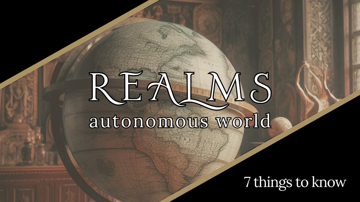 LootRealms's tweet photo. Welcome, Adventurer, to the Realms Autonomous World.

Fill your cup and feast on the Realms project with this fresh guide.

Featuring:
👾 Upcoming games
🥋 Game engine @dojostarknet
☠️ #Play2Die &amp; $Lords
⚔️ Adventurers &amp; 👑 Realm Lords
🏎️ @Starknet, $STRK &amp; Cairo 1.0 https://t.co/Q5gbu0chcK