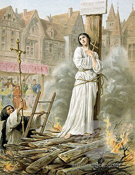 Joan of Arc appears four times in the Catechism of the Catholic Church—each time summarizing an important theological point with wisdom and simplicity. Her final prayer—arguably a summary of all prayer—was “Jesus.”
On this your feast day, St. Jeanne d’Arc: ora pro nobis!
