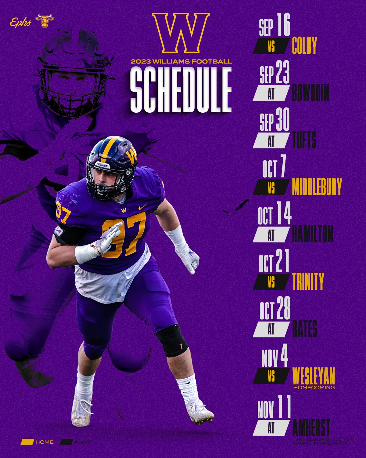 Williams cheap college football