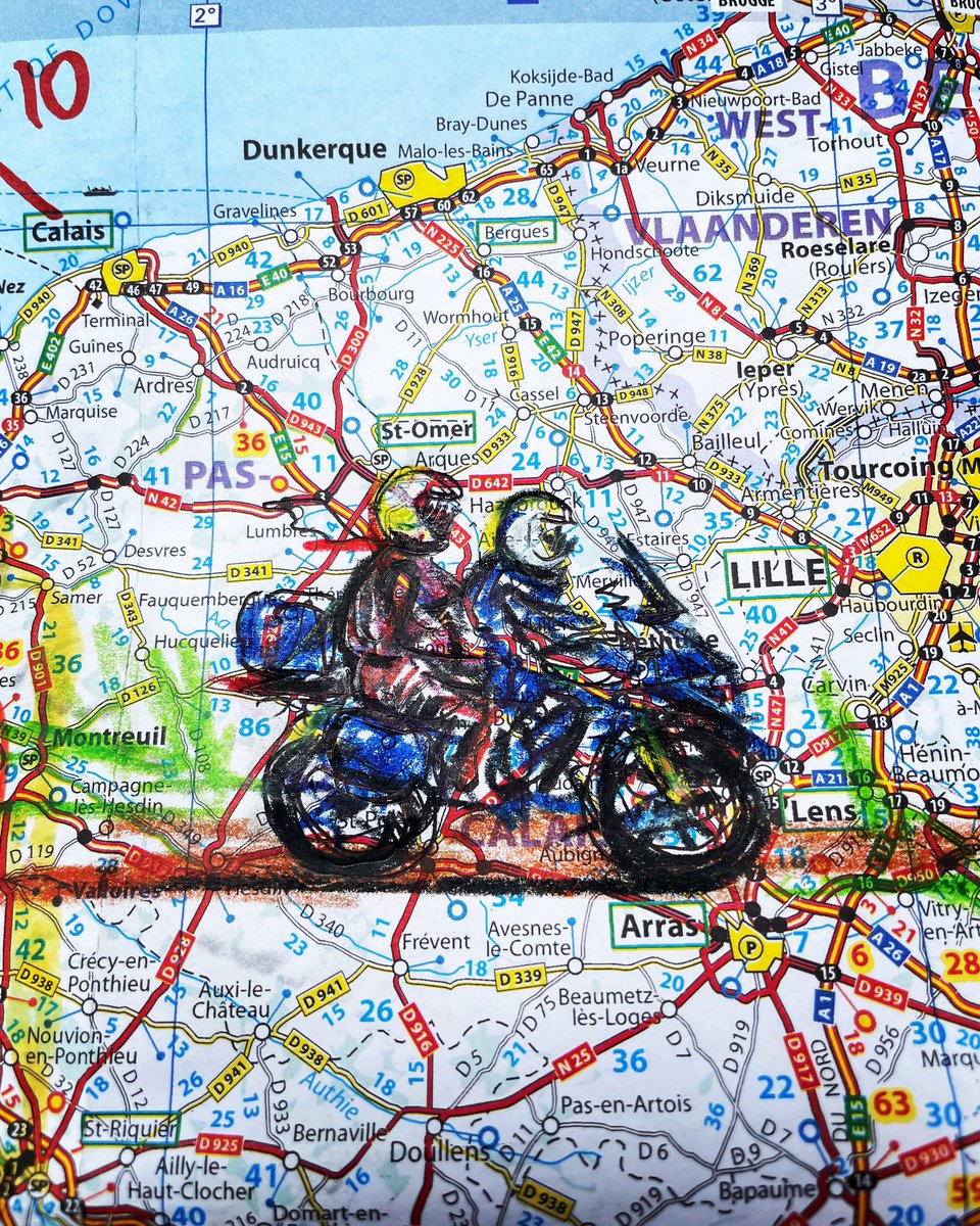 Today I’m starting the planning

#motorbike #motorcycle #touring #motorcycletouring #art #illustration #travel #artjournal