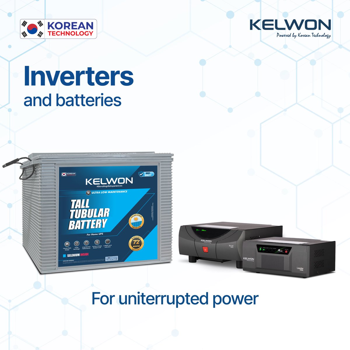 KelwonIndia's tweet image. Discover our range of products designed to amplify your life with the best of #koreantechnology, from traditional sine-wave inverters to cutting-edge #AlkalineWaterHealthMachines. Embrace the extraordinary &amp;amp; unlock a new level of possibilities with #Kelwon