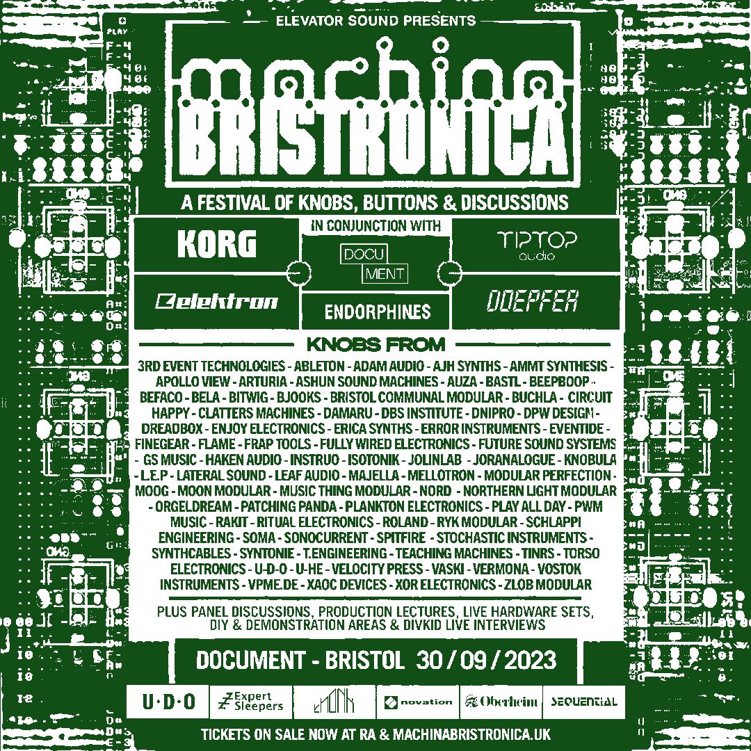 FutureSndSystem's tweet image. Here we go!!! Excited to be returning to @MachinaBris this September after a long Covid-related pause. Bring it on!