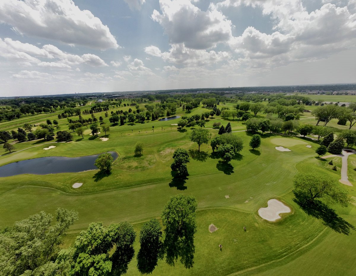 A view from high above the championship course. Do you have a favorite picture that are willing to share? #ccsf #championshipcourse #dronephotography