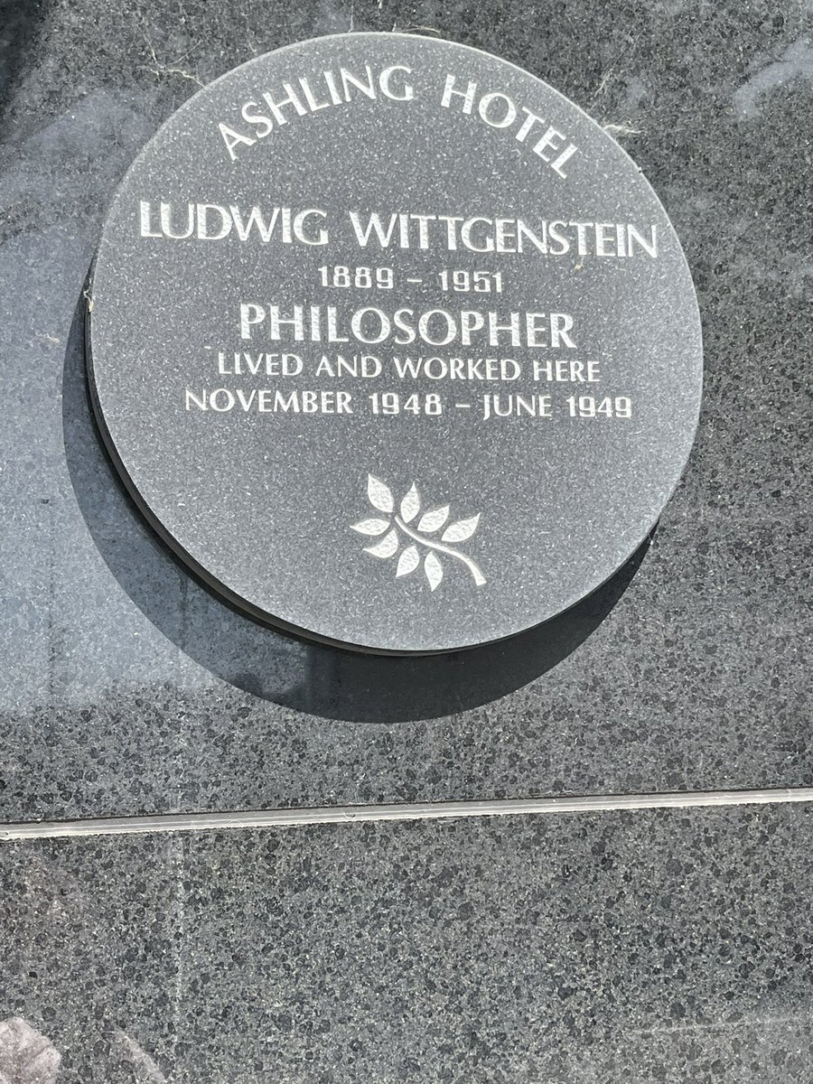 #mcrmetproud to be working in Dublin with @NCCAie - this hotel has a great reputation for speakers #Wittgenstein.  No pressure then!