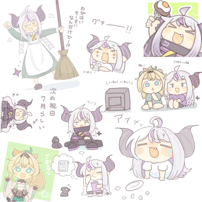 色々描いた〜!来月もよろしくお願いします✨️  #今月描いた絵を晒そう