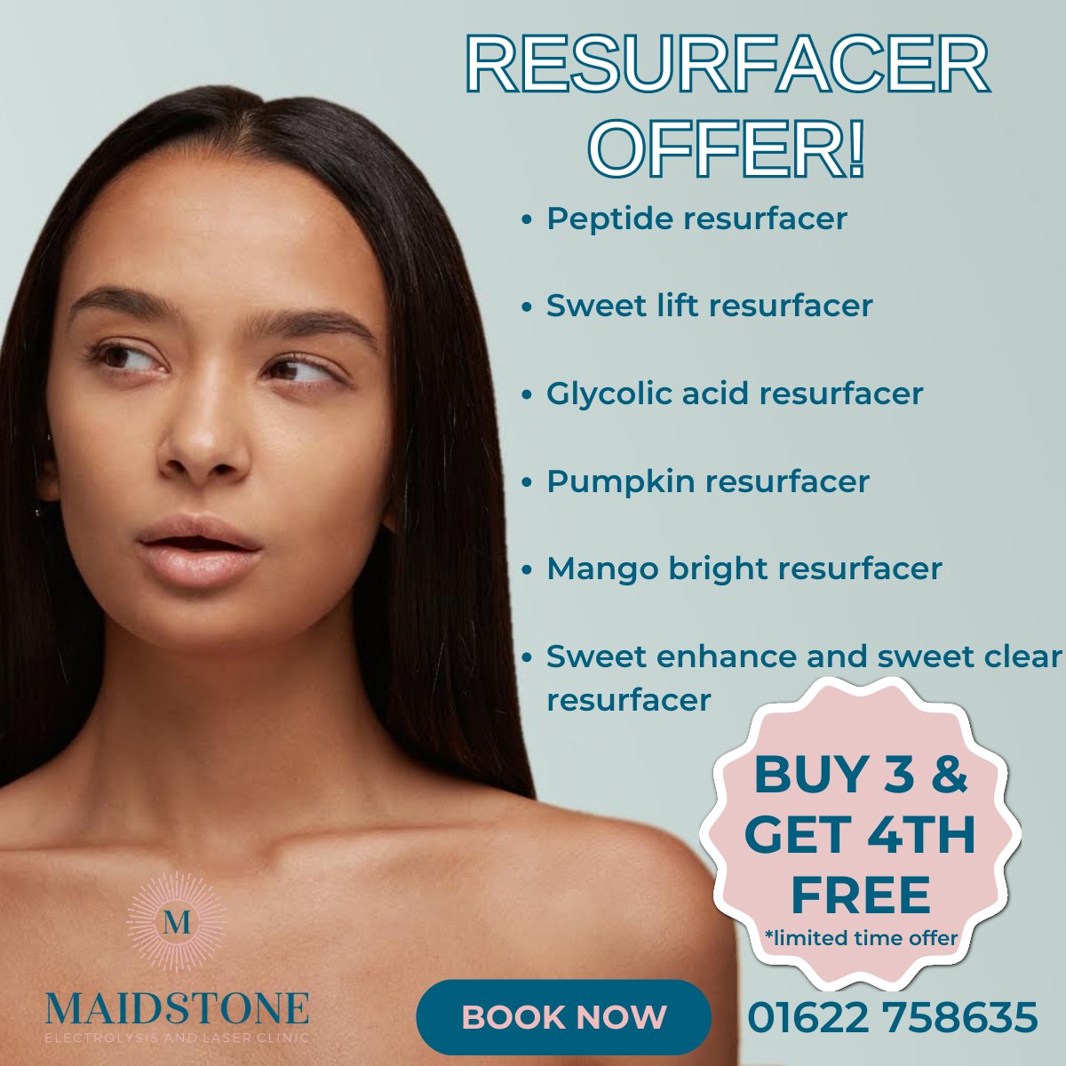 Whatever your skin type, we have a resurfacer treatment for you!

Look great, feel great this summer! 01622 758635 

#dermaquestskincare #vibrantskin #resurfacertreatment #skintreatments #peptide 
#mango #pumpkin #clearskin #letyourskinbloom #maidstone #kent