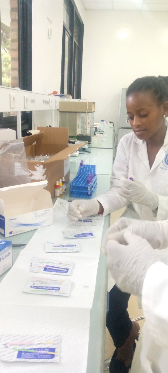 ARMELS_Official's tweet image. 🚨 happening now 🚨
#labweek2023
At @Uni_Rwanda in Huye Campus. 
We are screening and testing different diseases (hepatitis A and B, blood glucose/diabetes, parasitic infections, prostate cancer, Blood group, ...) For free 
Come and get tested