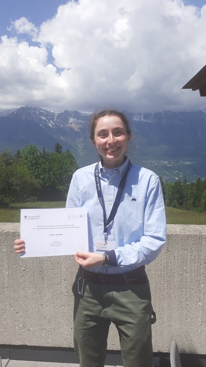 GlasPort Bio (@glasport_bio) on Twitter photo Congratulations Alison Graham of <a href="/voflab/">O'Flaherty Lab</a> on being awarded the Best Young Scientist oral presentation at the 13th International Symposium on Anaerobic Microbiology uibk.ac.at/congress/isam2… in the beautiful setting of Leopold-Franzens Universität Innsbruck uibk.ac.at/microbiology. Congratulations Alison Graham of <a href="/voflab/">O'Flaherty Lab</a> on being awarded the Best Young Scientist oral presentation at the 13th International Symposium on Anaerobic Microbiology uibk.ac.at/congress/isam2… in the beautiful setting of Leopold-Franzens Universität Innsbruck uibk.ac.at/microbiology.