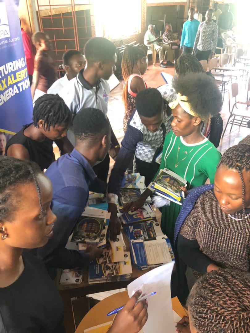 ucu_taxsociety's tweet photo. On the 26th of May, 2023, @ucu_taxsociety distributed Tax Literature and sensitized the mass about Tax and it's roles. 

We also registered more students in the Tax Society. #NurturingATaxAlertGeneration https://t.co/8hNmhLhRWo