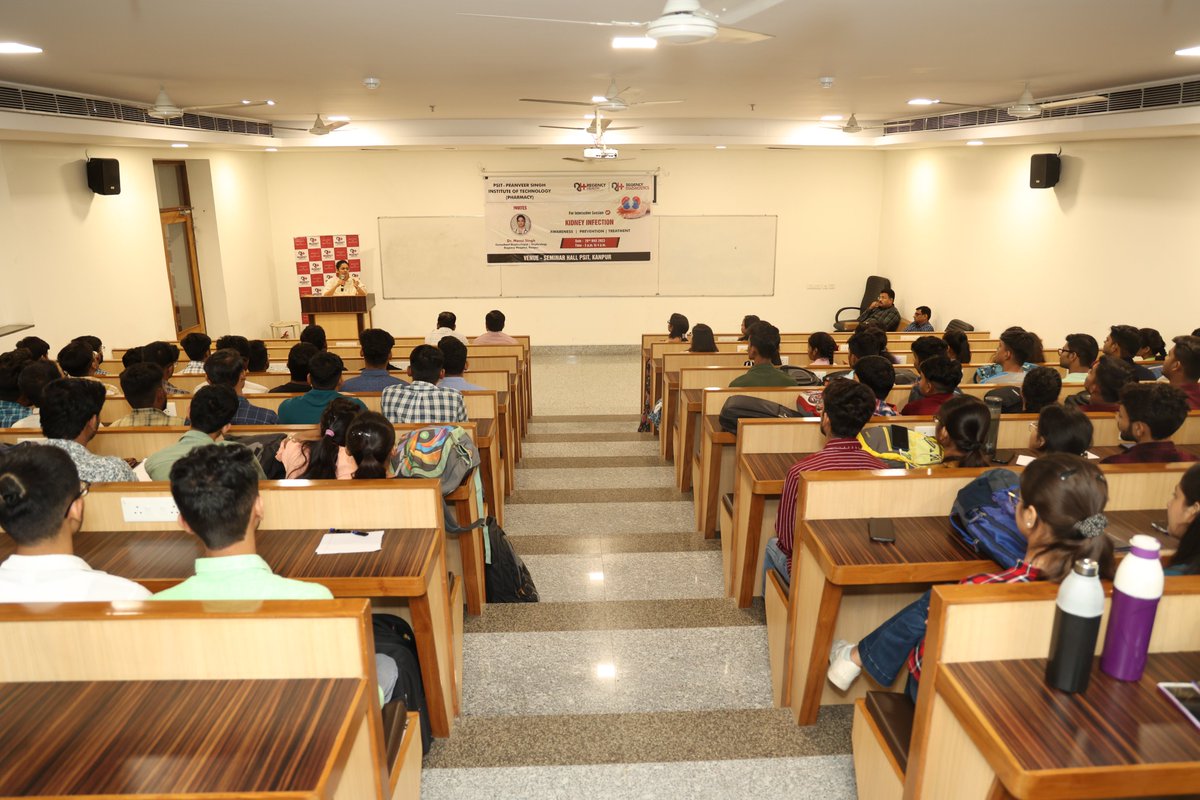 PSITKanpur2004's tweet photo. Let's spread awareness and make a difference together!✨
The PHARMAtek Club of PSIT (Pharmacy) organized an interactive session on Kidney Infection- Awareness, Prevention and Treatment.
#PSITKanpur #PSITPharmacy #KidneyInfection #Awareness #Prevention #RegencyHospital https://t.co/yUgEkabB3Q