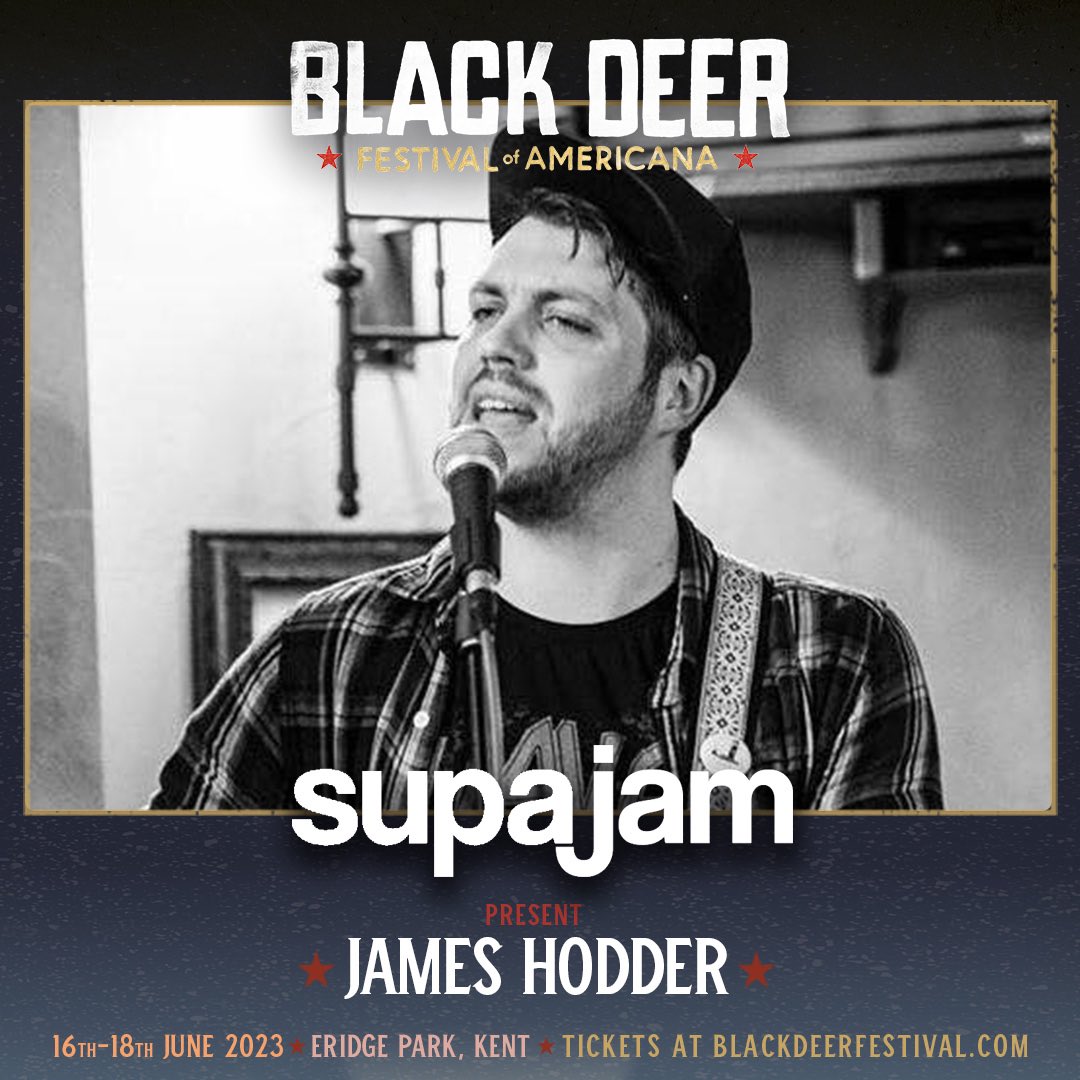 I’m excited to announce I’ll be playing at @blackdeerfest in a few weeks!!! 🦌 You’ll find me there Sat 17th June at 2pm on the wonderful @Supajam stage singing songs alongside @mygirltheriver. I’m incredibly grateful to be playing a festival I love. See you in the Deer Park!