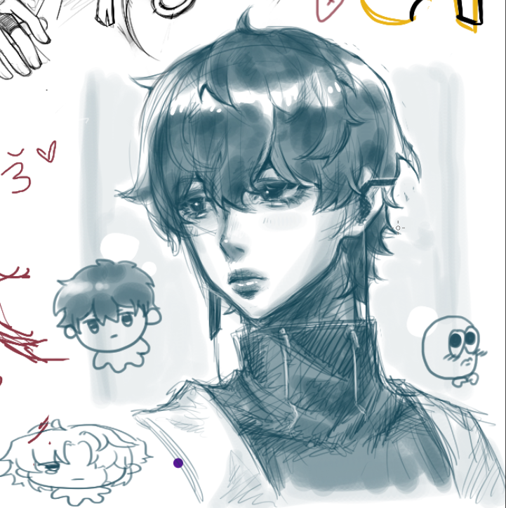 kaoyang_'s tweet photo. drew girl danheng w a bunch of friends on aggie i love aggie #starrail https://t.co/OQpZL9c5GD