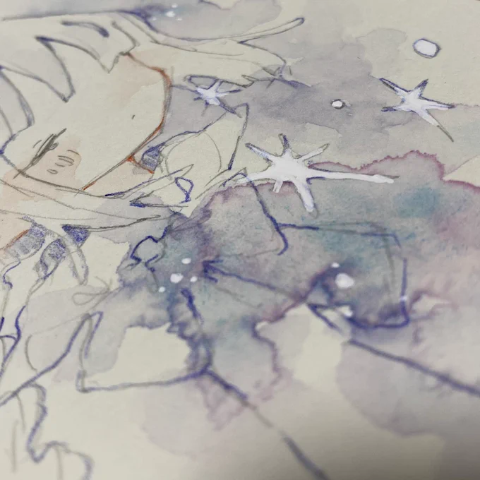 以前から気になっていたnayukisuisaiさん(  )のハンドメイド絵の具をお迎えしました。 「URURU」、夢色カラーの分離がかわいすぎます…!