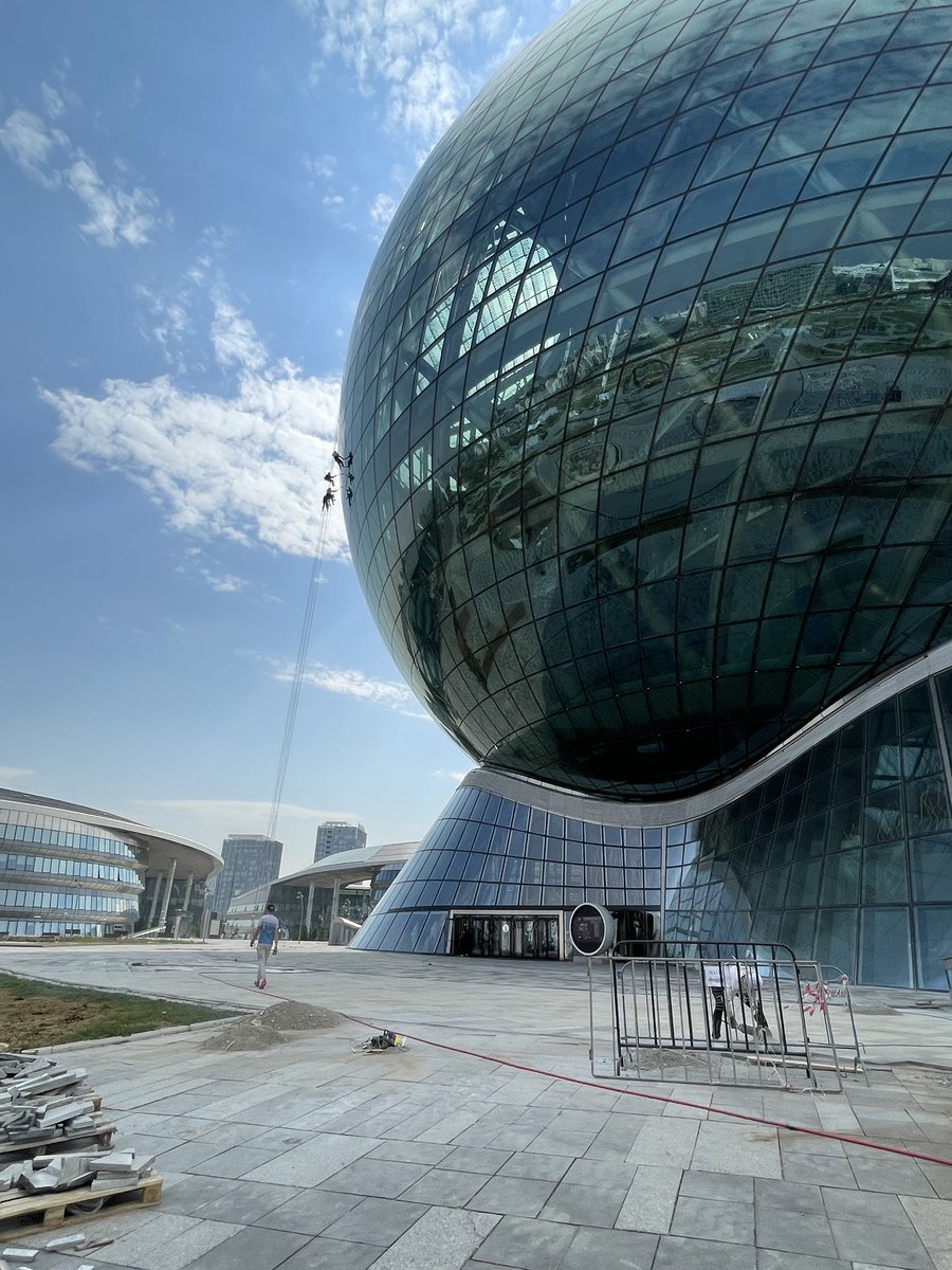 maria_kelo's tweet photo. Today in Astana for the @IMINQAproject staff mobility matchmaking committee as @euatweets expert. Many new colleagues will get funding to go and learn about #qa! Ps. Photo unrelated though taken right outside the meeting venue https://t.co/3tD8TrCFC4