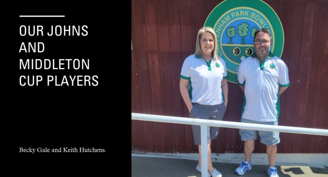 We are very pleased and proud to announce that we have 2 players selected for The John's and Middleton Cup teams 👏🥳
Congratulations Keith and Becky good luck to you both for the first game Saturday 
#chippenhamparkbowlsclub 
#upthepark 🟢⚪️