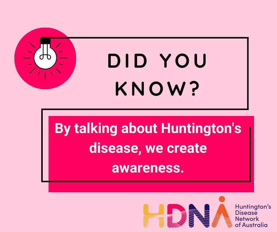 HDNetworkAUS's tweet image. #HuntingtonsDisease #huntingtonsdiseaseawareness #huntingtonsawareness #RareDisease #HDNA #HuntingtonsDiseaseNetworkofAustralia