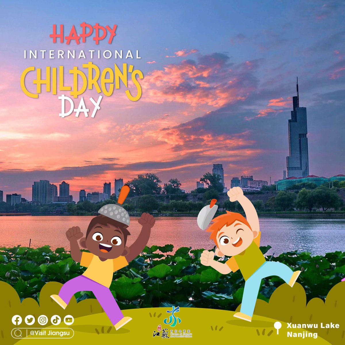 VisitJiangsu's tweet photo. #LifeJS #JSfestival
Happy International Children's Day! Jiangsu has plenty of exciting places for kids to have a blast.
Liyuan Park in Wuxi, Tongli Water Town in Suzhou, Sea of Bamboo in Yixing, Xuanwu Lake in Nanjing.
We'd love to hear which destination you want to visit! https://t.co/h1bRYyyS5W