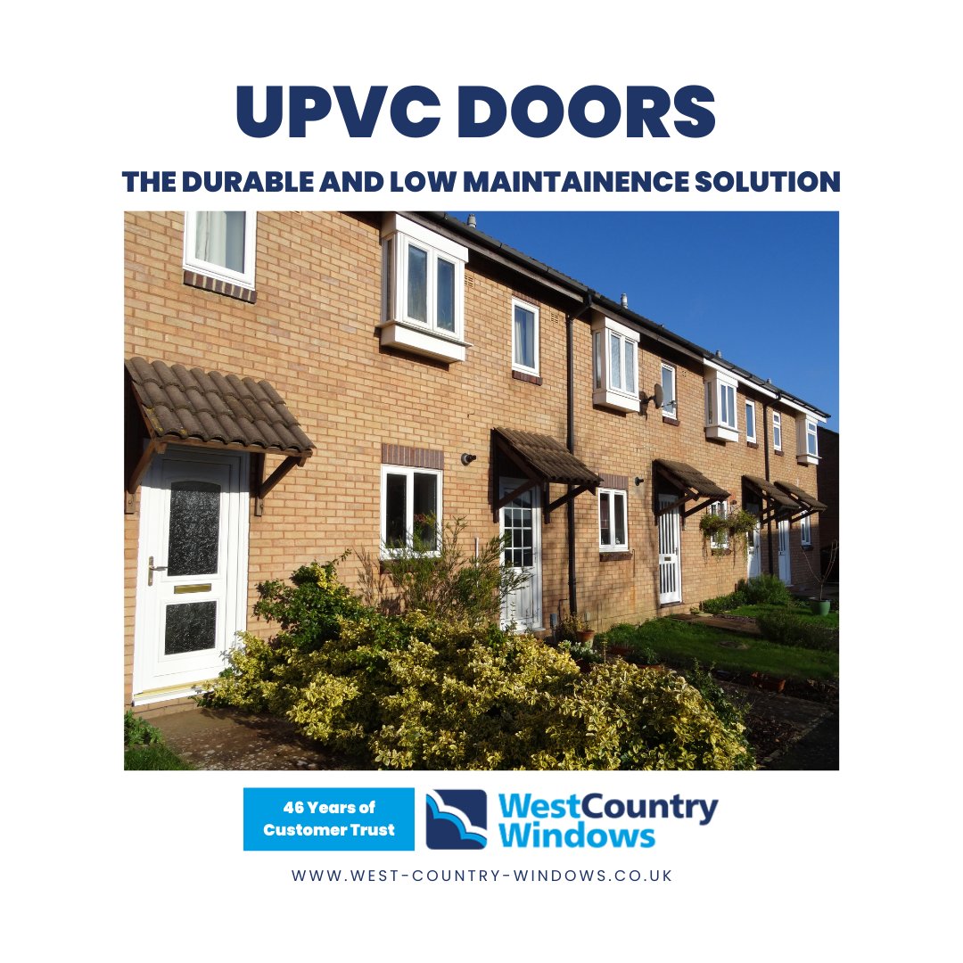 Experience the benefits of low maintenance and long-lasting performance with uPVC doors from West Country Windows. 
Say goodbye to constant upkeep and enjoy the convenience of easy-to-clean and durable doors. 
Upgrade your home with uPVC doors now!
 
#LowMaintenance #UpvcDoors