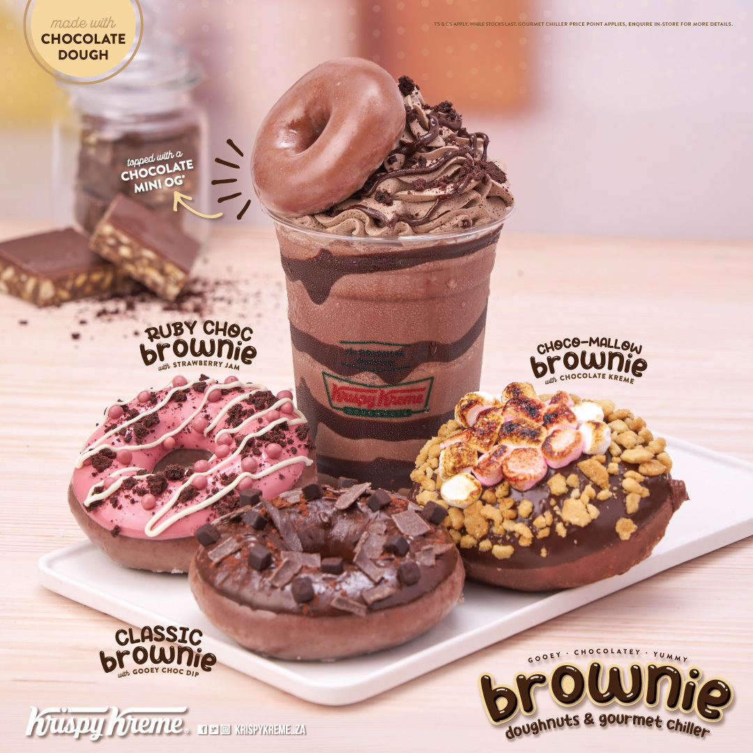 Who's excited for the NEW #KKSA Chocolate Dough Brownie range - where gooey meets glaze! 😍

Which one you’ll be trying first?
🤎 Classic Brownie
🤍 Choc-mallow Brownie
💗 Ruby Choc Brownie
🥤 Brownie Gourmet Chiller

Available until 9 July 2023. While stocks last. T&amp;Cs apply.