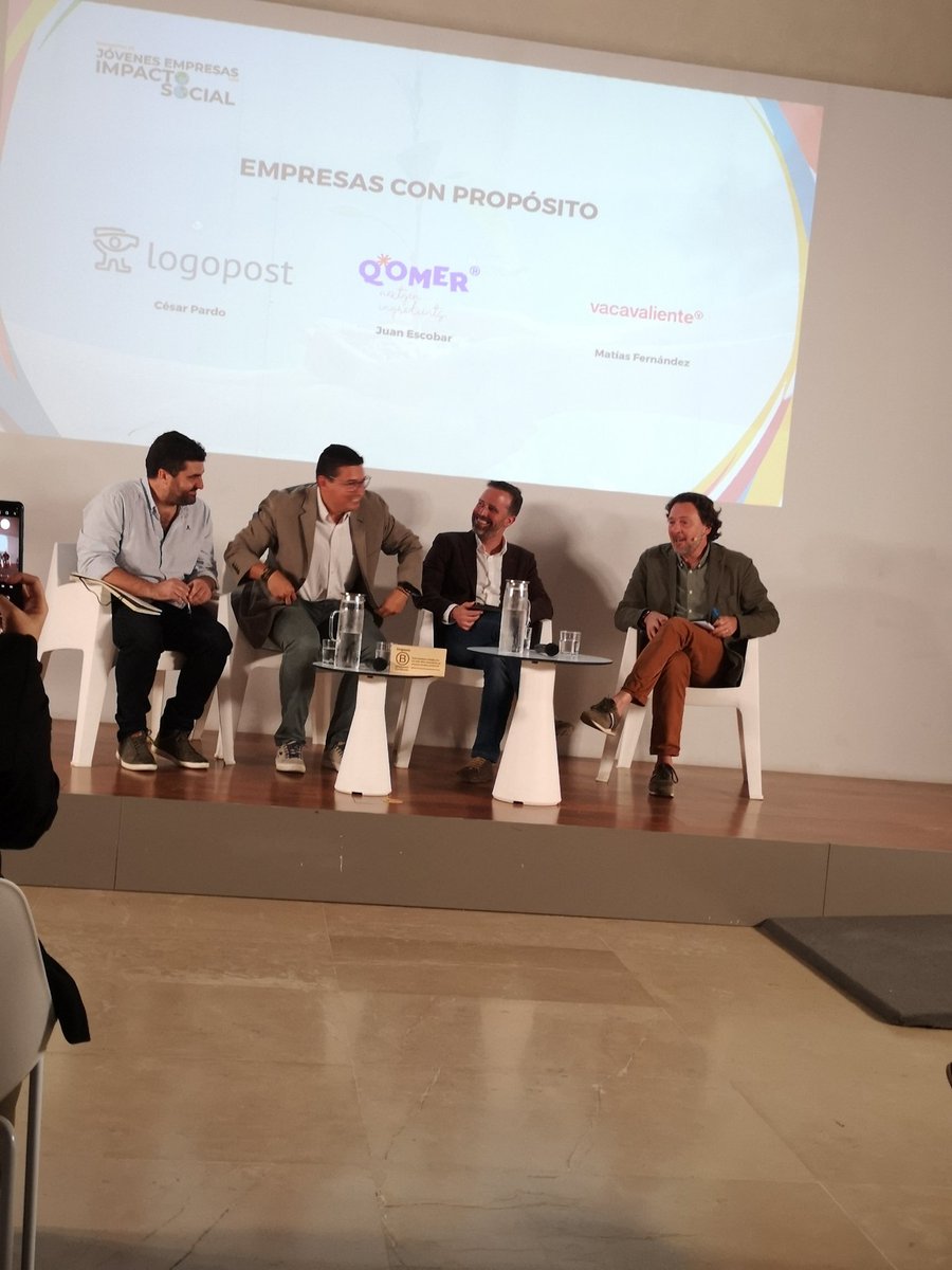 Empresas con un propósito más allá de la cuenta de resultados. César Pardo de <a href="/logopost/">LOGOPOST Marilo</a> "No se trata de ser la mejor empresa del mundo sino de ser la mejor empresa para el mundo"
Gracias <a href="/ymca_esp/">YMCA España</a>, '<a href="/AJEValencia/">AJEV</a> por la organización de la jornada en el <a href="/centredelcarme/">CCCC Centre del Carme Cultura Contemporània</a>
#RSC
#ODS