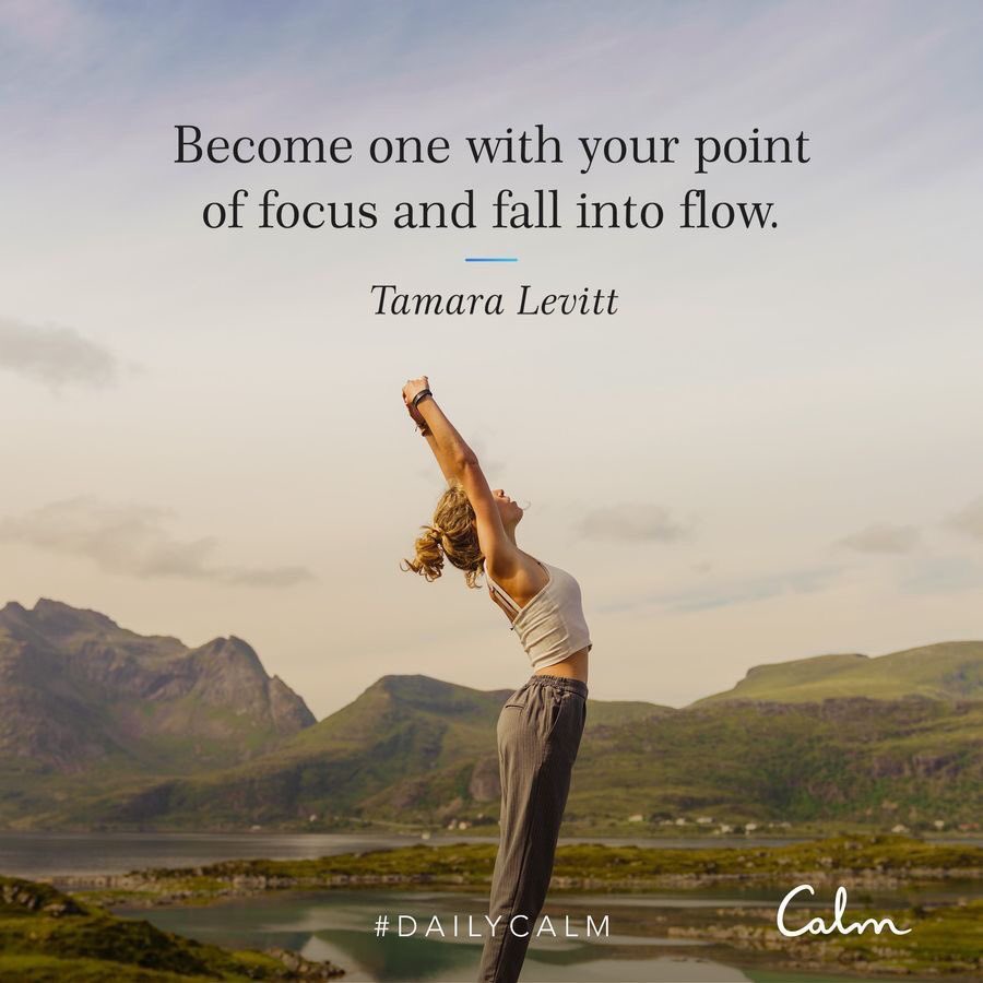 What helps you get into a sense of flow? #meditation #silence #SilenceIsGolden #MindfulMeditation #Calm #CalmApp