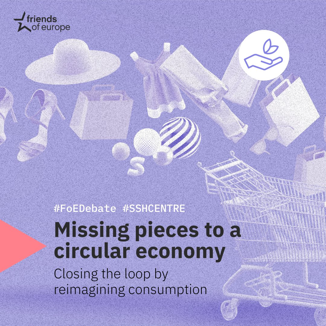 📍 TODAY | 🕔 13.00 CEST | Don't miss our #FoEDebate with @SSHCentreEU!

📢 We'll be joined by leading voices to look at how we can rethink the traditional linear economic model of production and consumption.

➡️ Tune in here: frnds.eu/CircularEconomy

#SSHCENTRE