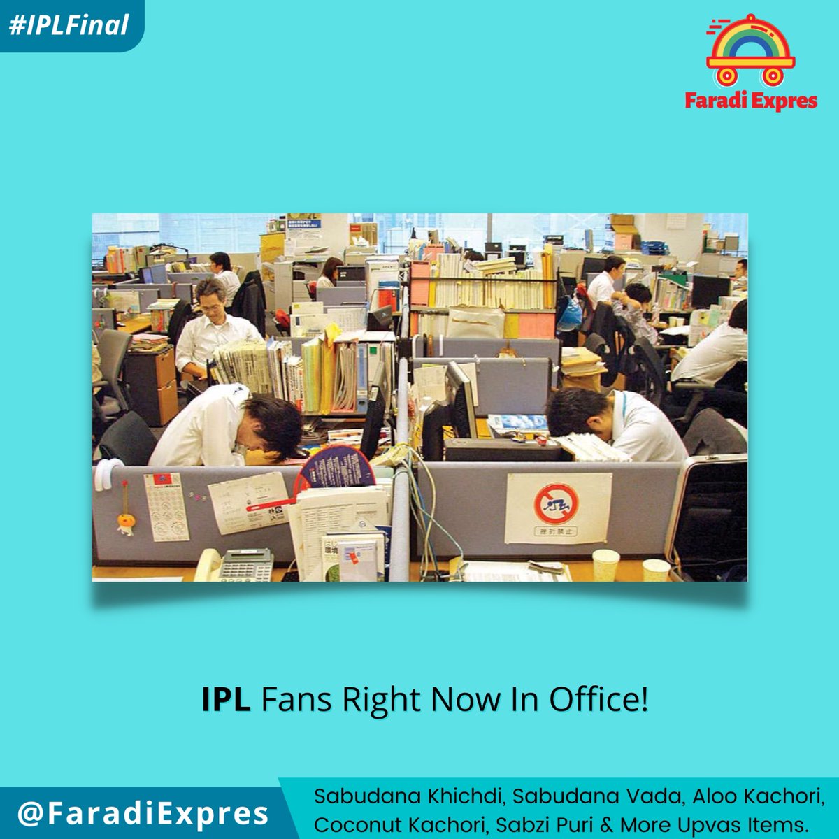 FaradiExpres's tweet photo. Our Social Media Team Has Just Awakened! 🥱💤😴

#iplfinal #csk #dhoni #thalaiva #faradiexpres #upvasfood #foodforfasting #upvas
#FaradiExpres #IndianFood #Foodie #FoodLovers #FoodGasm #InstaFood
#Foodstagram
#FoodiesOfInstagram
 #FoodPorn
 #FoodieLife
#FoodLove
 #IndianCuisine https://t.co/FlUiVBQpYS