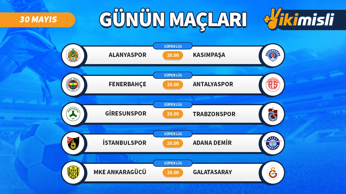 🏆 ikimisli en yüksek oranları sunuyor!

20.00 ⚽️ FB - Antalya
20.00 ⚽️ Giresun - Trabzon
20.00 ⚽️ İstanbul - Adana Demir
20.00 ⚽️ Ankaragücü - Galatasaray

Spora 100₺, casino alanına ise 50 freespin #ikimisli'de! 🎁

ikimisli: mislilnk.com/guncel

#ikimisli #HoşGeldinBonusu