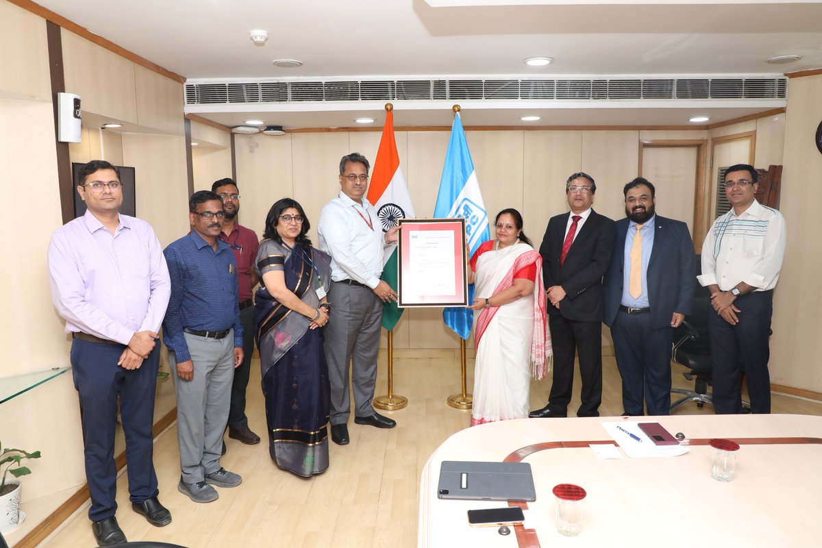 NTPC Limited (@ntpclimited) on Twitter photo 2023-05-30 09:44:41 NTPC receives Compliance Assurance Certificate for ISO 31000 Risk Management Guidelines from BSI India to provide a structured approach for Enterprise Risk Management. @MinOfPower @OfficeOfRKSingh @PIB_India @power_pib @CMDNTPC @BSIIndia NTPC receives Compliance Assurance Certificate for ISO 31000 Risk Management Guidelines from BSI India to provide a structured approach for Enterprise Risk Management. @MinOfPower @OfficeOfRKSingh @PIB_India @power_pib @CMDNTPC @BSIIndia