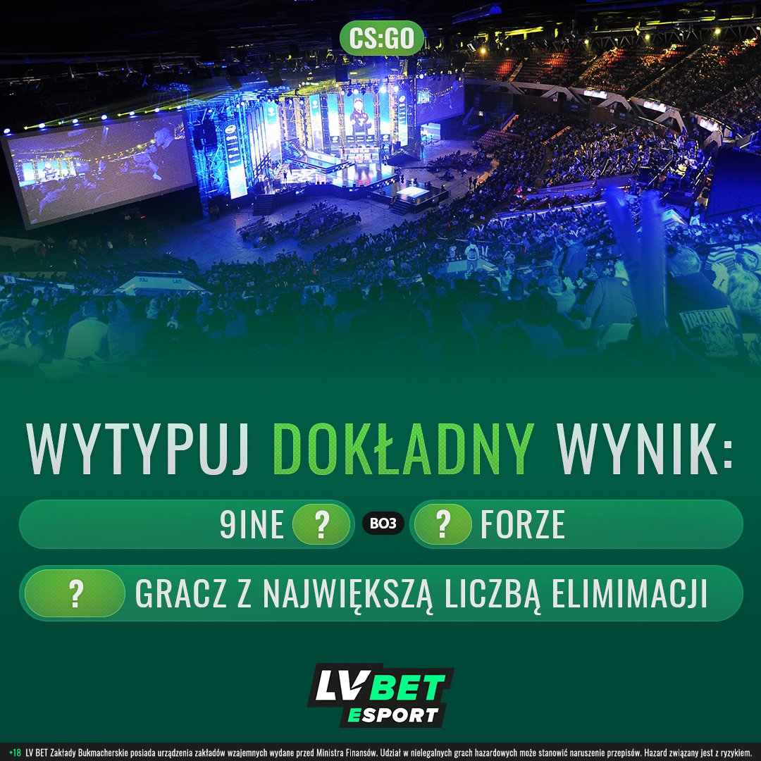 KONKURS NA MECZ 9INE!🎁 

Nagrody - 3x bonus 30 PLN

Zasady:

🔍Obserwuj <a href="/lvbet_esport/">LVBET_esport</a>
👍 Polub post
🔄 Zrób RT
✍️Wytypuj wynik i najlepszego fraggera
⏰ Czas do 16:30

Wygrywają 3️⃣ najszybsze odpowiedzi.

Regulamin ➡ bit.ly/konkurs_LVBETP…! 😎