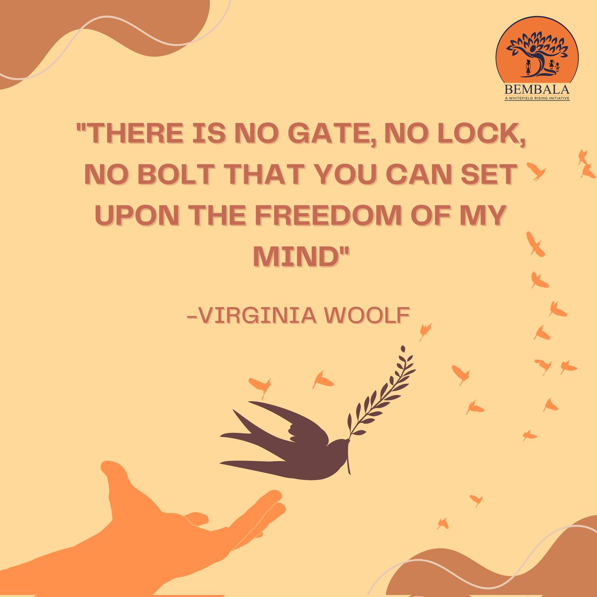 #freedom is a state of mind that we can choose to experience in any given circumstance. We always have a choice to “be” #free. It takes courage to step out of a situation that doesn't work in our favour.
You can take the action for #yourself and be your #change.