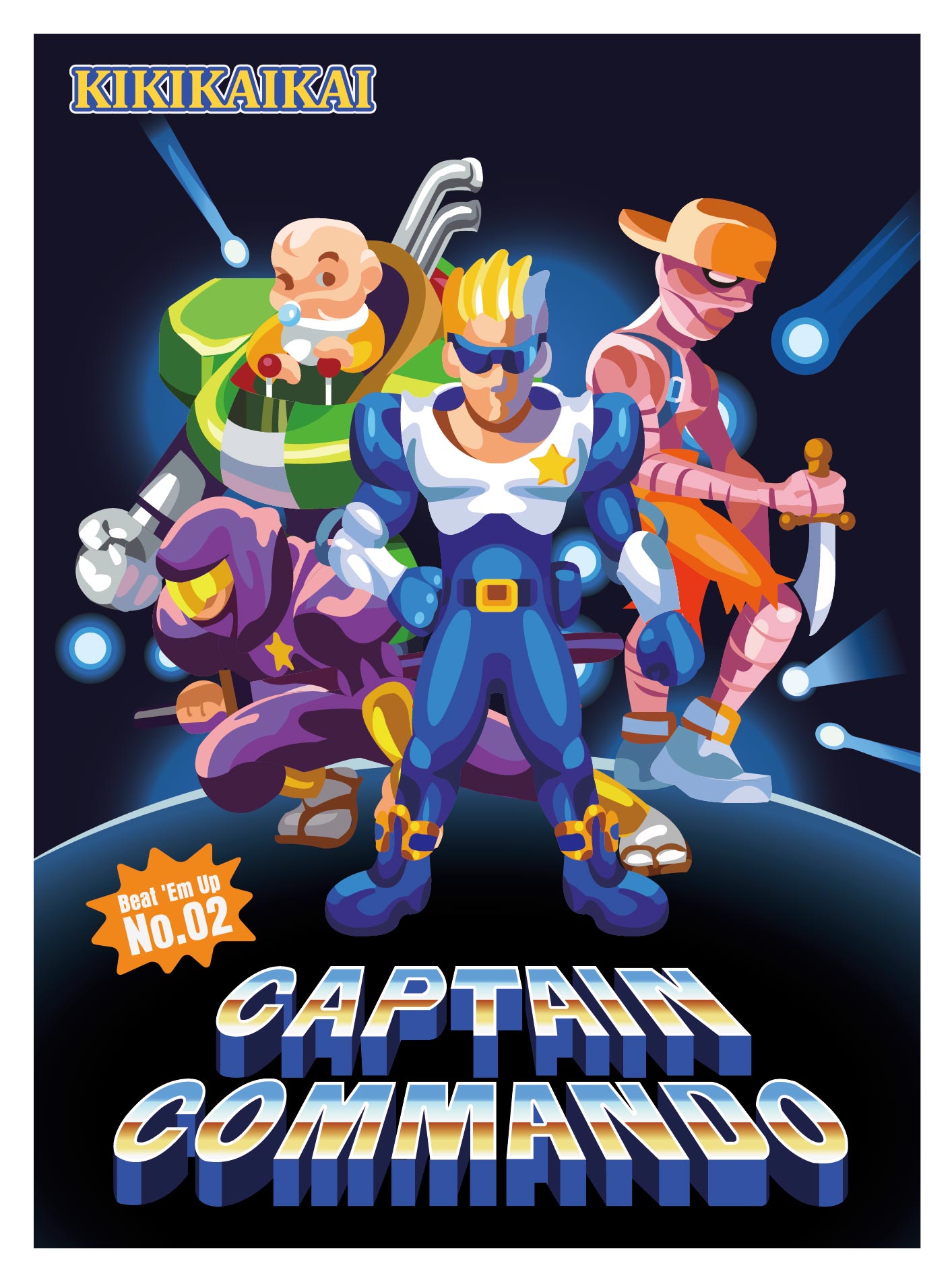 希少　キャプテンコマンドー　CAPTAIN COMMANDO　販促ポスター kikikaikai on X: 