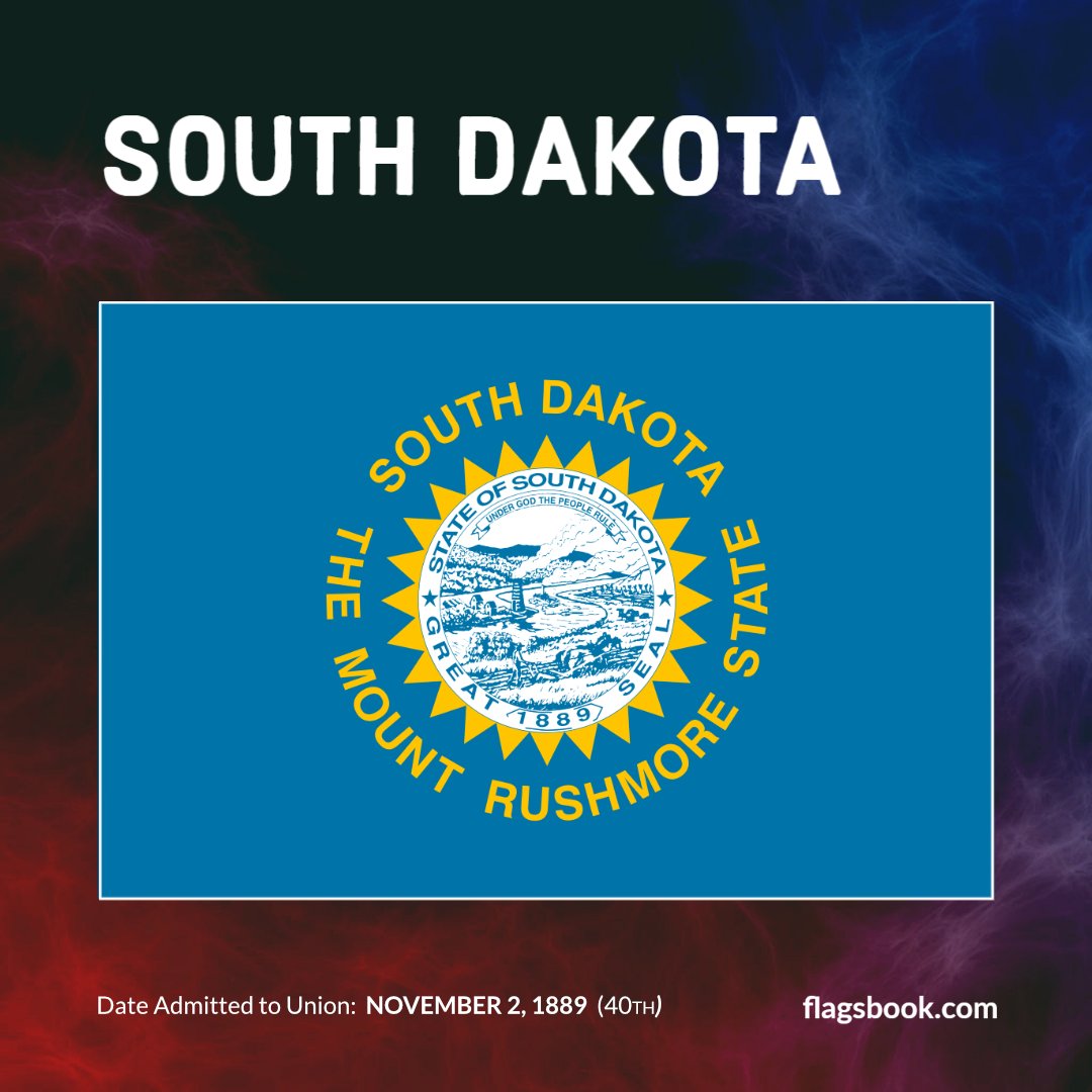 flags_book's tweet photo. State flag of South Dakota
The Mount Rushmore State
#SouthDakota #flagsofusa #fotw #worldflags #usaflags #usflags #fiftystates #fiftystatesflags #50states #flagsbook #flagoftheday #dailyflag #todaysflag #flag #flags #learnflags #40thstate #SiouxFalls #Pierre #MountRushmore https://t.co/KEOPAhrrHs