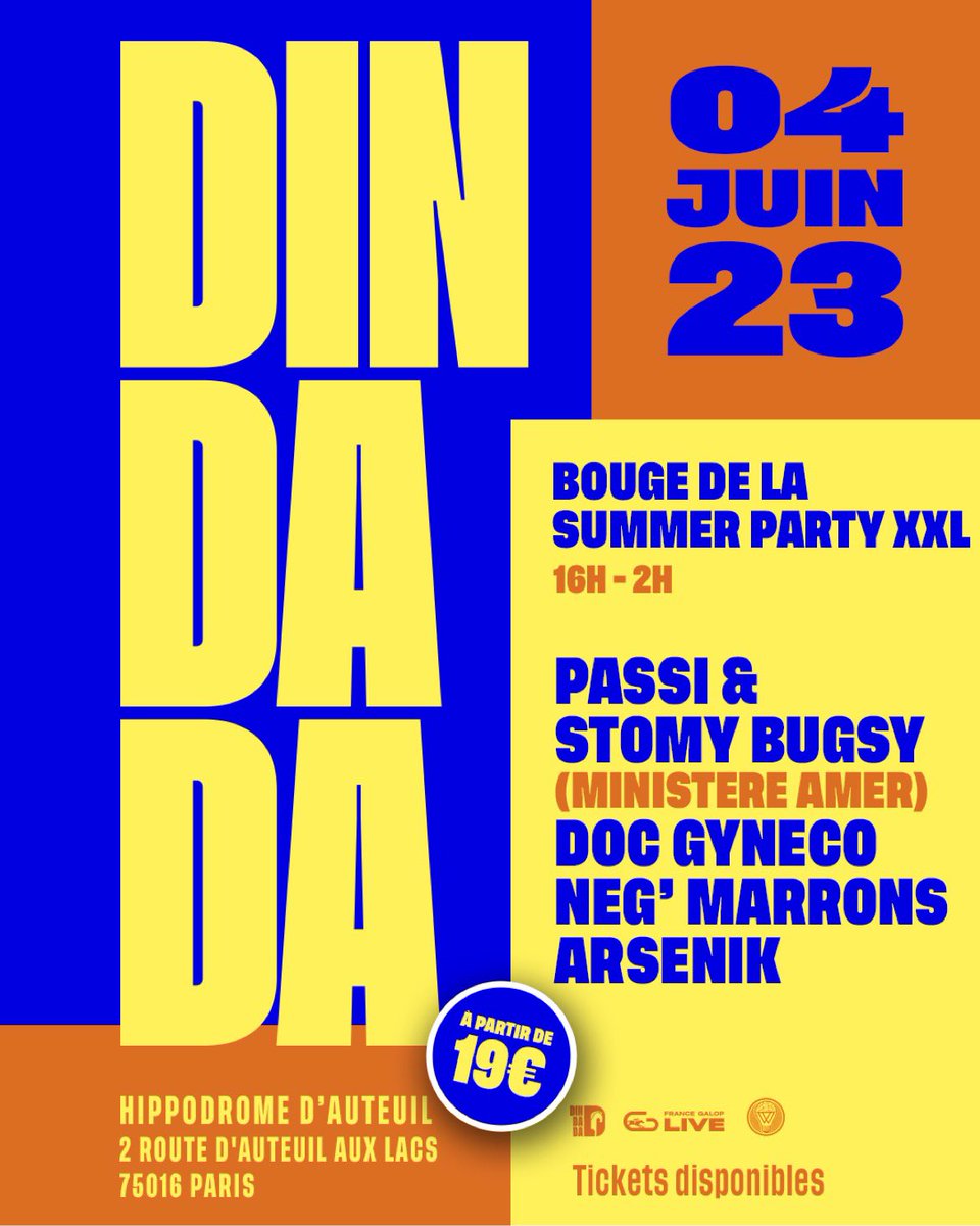 DoubleGparis's tweet photo. Pour la culture légendaire ✨
Live: @stomyduarte @passi_issap @drivermc @negmarrons @monsieurbors #calbo #arsenik + guest…
Djs: @LivooKid #mosko @DjNoiseParis #lordissa + guest
🎫 https://t.co/1JGZdArGPD https://t.co/R7OVDwwMfl