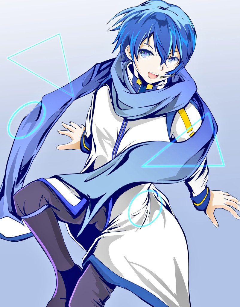 カイト(ボーカロイド) 「#KAITO ゆるお絵描き」|laika2slipコミティア